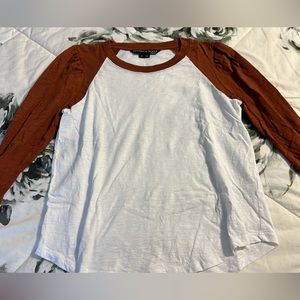 Veronica Beard Mason baseball tee size medium